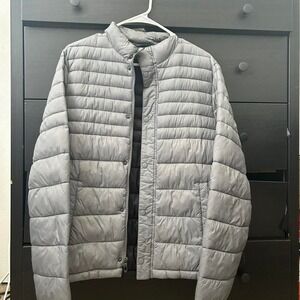 Kenneth Cole grey puffer jacket Size S
